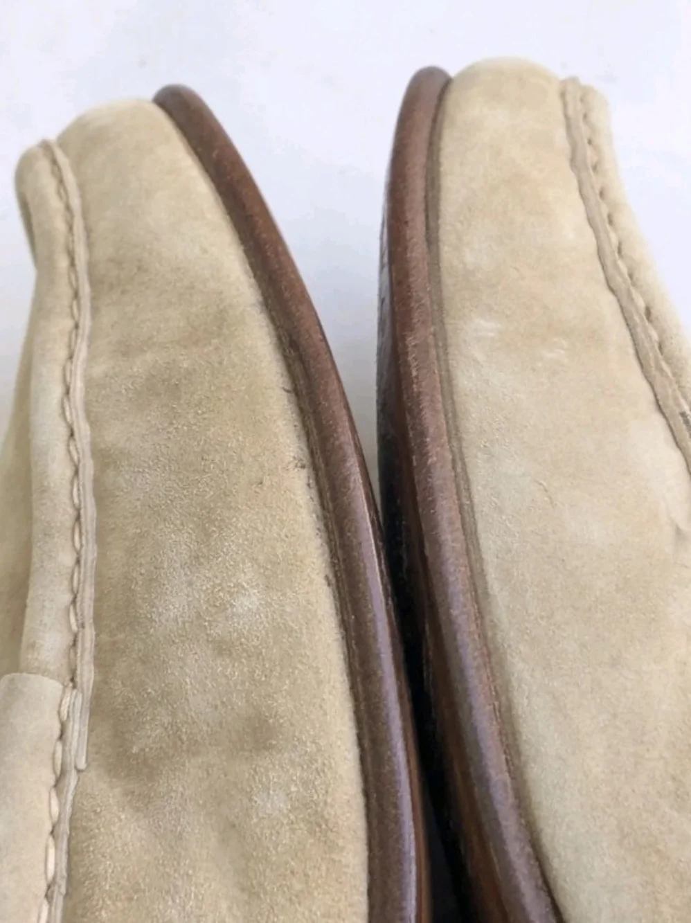 Gucci Beige Suede Horsebit Loafers Men US 9.5